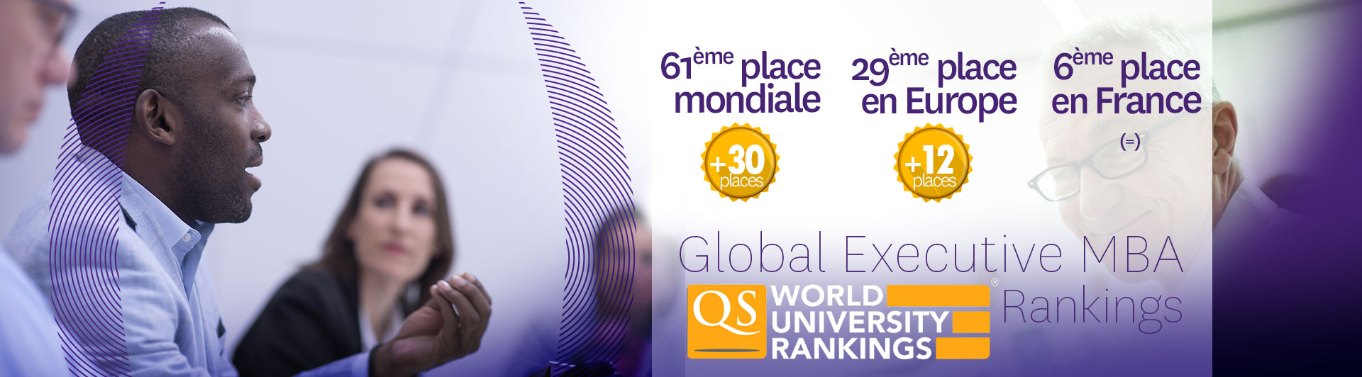 NEOMA Business School classée à la 61e place mondiale dans le classement QS 2020 des meilleurs Executive MBA